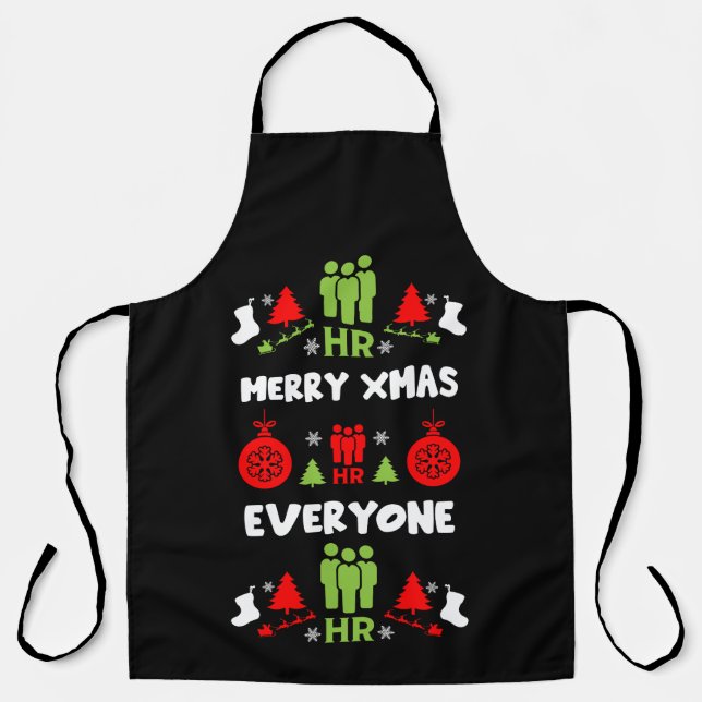 Humanressourcen Ugys Weihnachtsgeschenke Schürze (Vorderseite)
