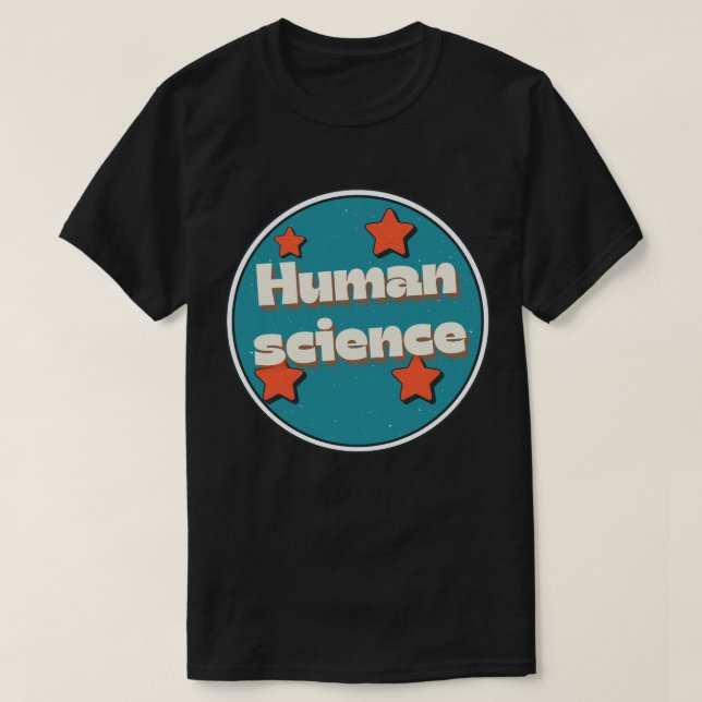 Humanwissenschaft T-Shirt (Design vorne)