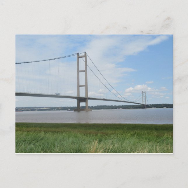 Humber Bridge 2018 Color Postcard Postkarte (Vorderseite)