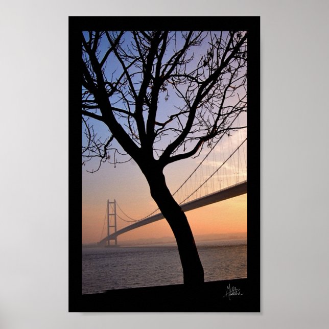 Humber Bridge #4 [Print] Vertical Poster (Vorne)