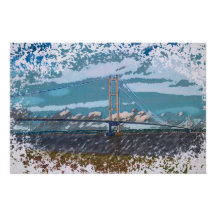 Humber Bridge Impressionistische Landschaft