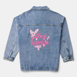 Humble Asf-Minimalistische Anweisung für ein gedec Jeansjacke