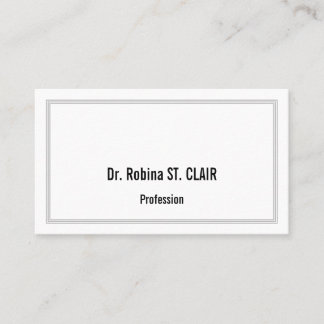Humble Carte de visite professionnel