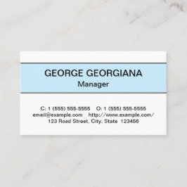 Humble Carte de visite professionnel