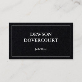 Humble, einfache und Minimalistische Visitenkarte