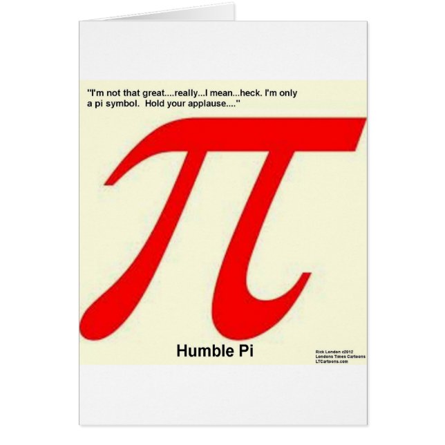 Humble Pi R Square Funny (Vorne)