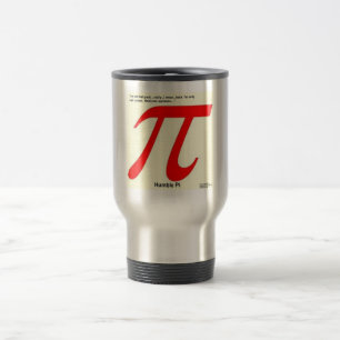 Humble Pi R Square Funny Reisebecher