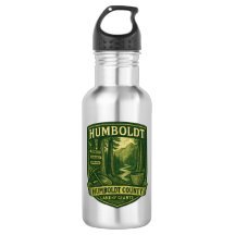 Humboldt County “Land of Giants” Vintage Badge