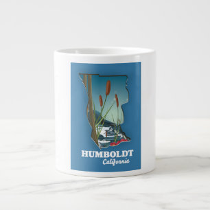Humboldt Kalifornien Karte Jumbo-Tasse