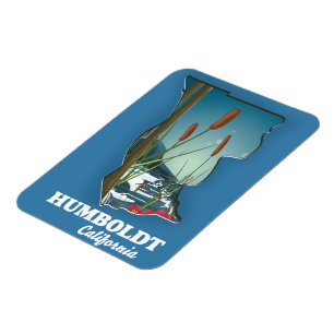 Humboldt-Kalifornien-Karte Magnet