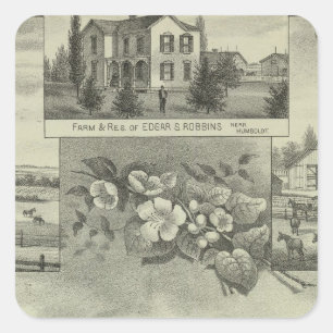 Humboldt, Kansas Quadratischer Aufkleber