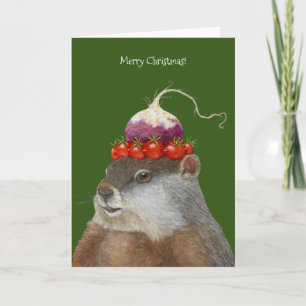 Humboldt la carte de Noël de la marmotte
