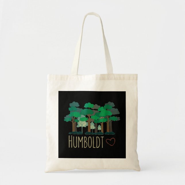 Humboldt-Landkreis California Redwoods Forest Tree Tragetasche (Vorne)
