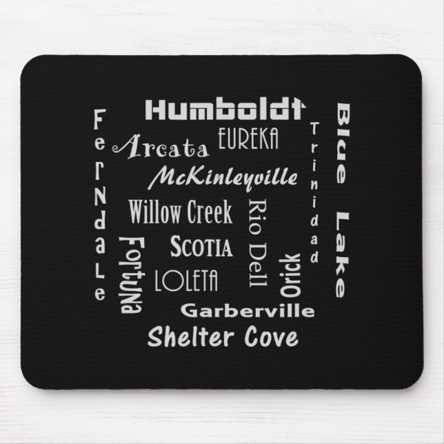 Humboldt-Landkreis Mousepad (Vorne)