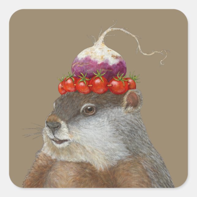 Humboldt les autocollants de la marmotte (Devant)