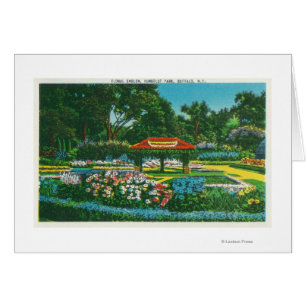 Humboldt-Park-Blumenemblem-Ansicht