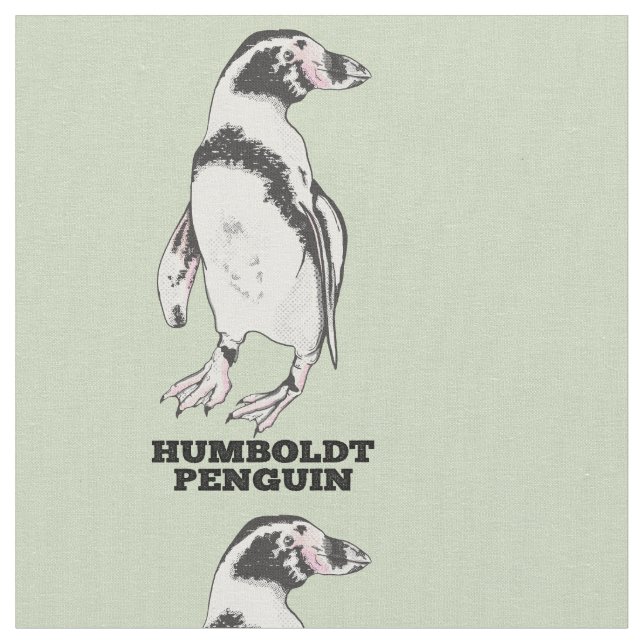 Humboldt-Pinguin Stoff (Nahaufnahme)