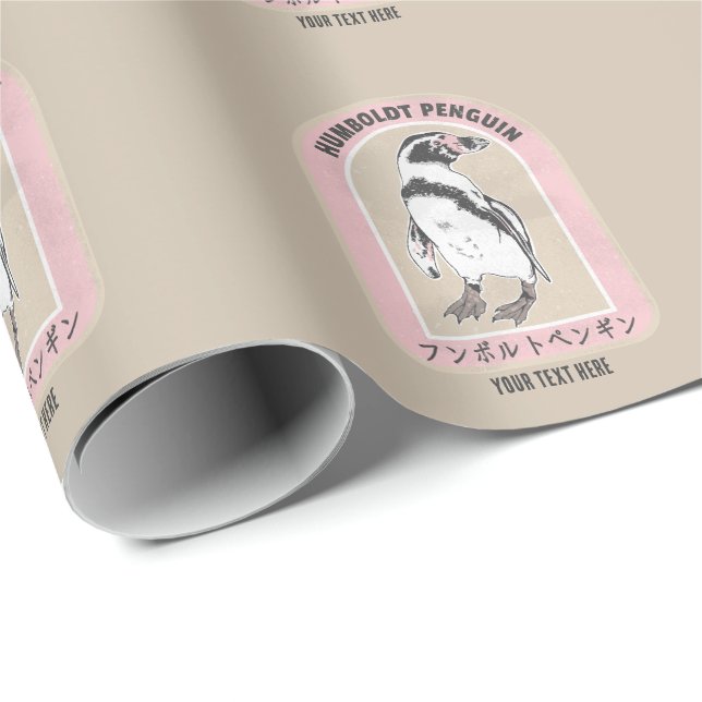 Humbolzenpinguin Geschenkpapier (Rolleneckpunkt)