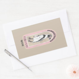 Humbolzenpinguin Rechteckiger Aufkleber