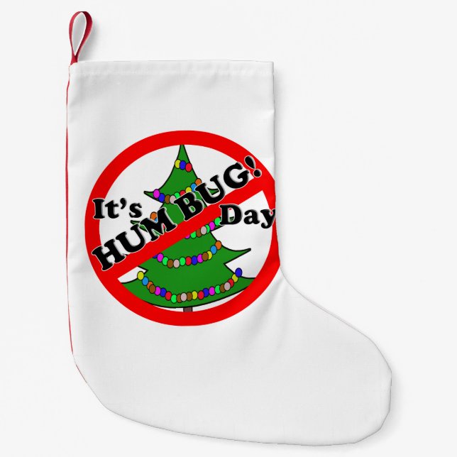 Humbug Day Kleiner Weihnachtsstrumpf (Vorderseite)