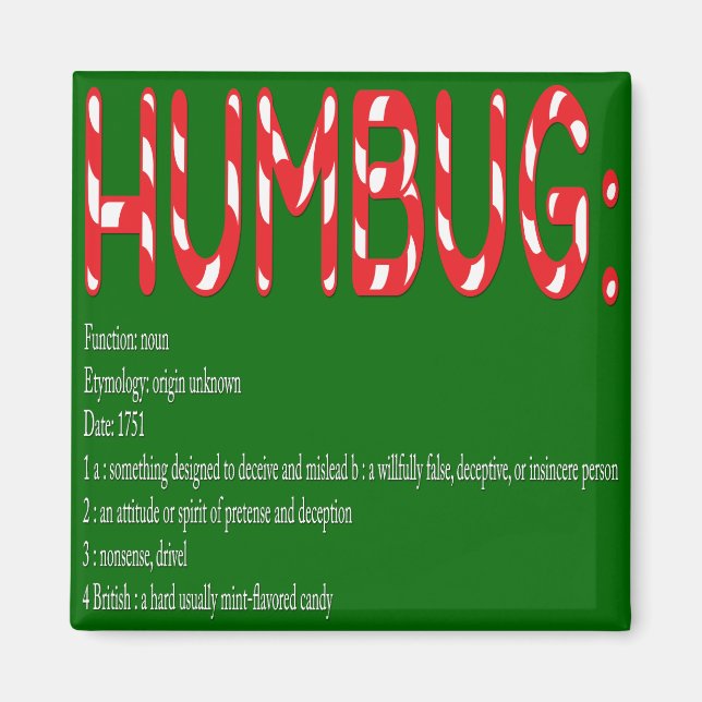 HUMBUG: Definition Magnet (Vorne)