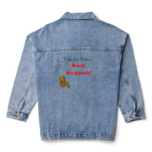 Humbug Sarcastic Christmas Denim Jacket