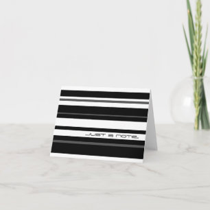 Humbug Stripe 'Just a note..' Notenkarte Feiertagskarte