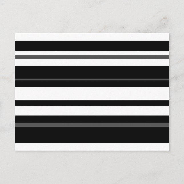 Humbug Stripe Postcard lang Postkarte (Vorderseite)