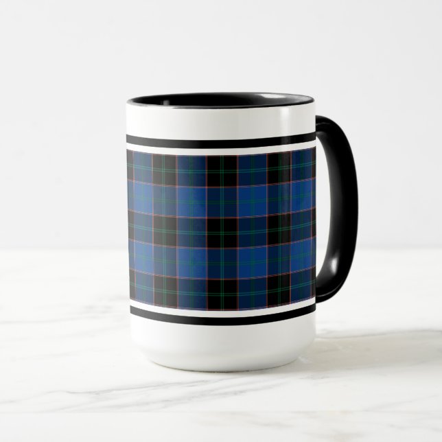 Hume Clan Tartan Tasse (VorderseiteRechts)