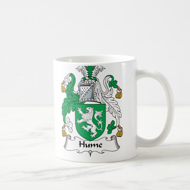 Hume Familienwappen Kaffeetasse (Rechts)