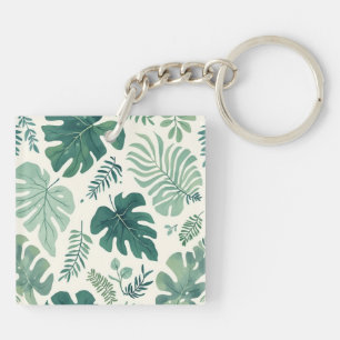 Humeur Monstera - Porte - clé acrylique à feuilles
