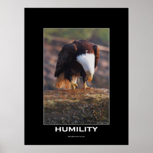 HUMILITY Bald Eagle Motivational Poster