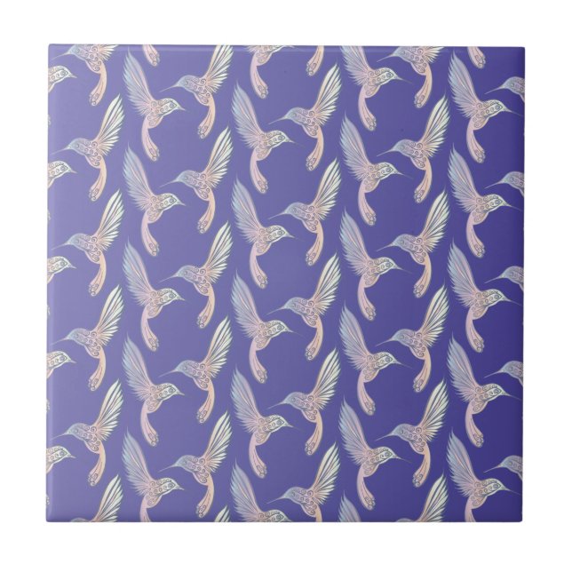 Humingvögel I Fliese (Vorderseite)