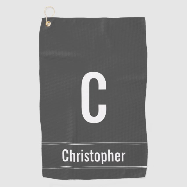 Humle, essbare Bezeichnung Golf Handtuch (Vorderseite)