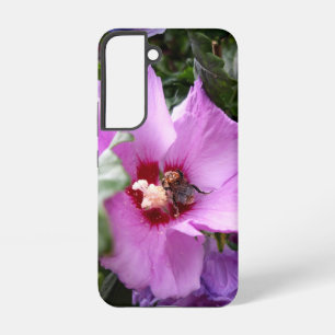 Hummel auf Hibiskusblüte Samsung Galaxy Hülle