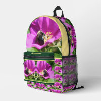 Hummel auf rosa Rose Personalisiert