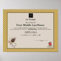 Hummel Bear Homeschooler Diploma