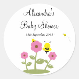 Hummel Bee Baby Dusche Pflegeaufkleber Runder Aufkleber