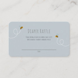 Hummel Bee Honey Bear Gender Neutral Baby Dusche Begleitkarte