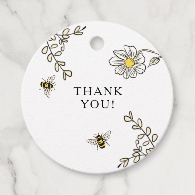 Hummel Bee Vielen Dank Geschenkanhänger (Vorderseite)