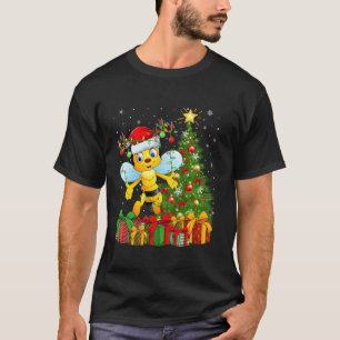 Hummel Bee Xmas Tree Lighting Weihnachtsmannmütze T-Shirt