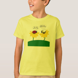 Hummel-Biene und Marienkäfer-niedliches Shirt fü
