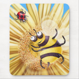 HUMMEL-BIENE, WELCHE DIE DAME BIRD LIEBT MOUSEPAD