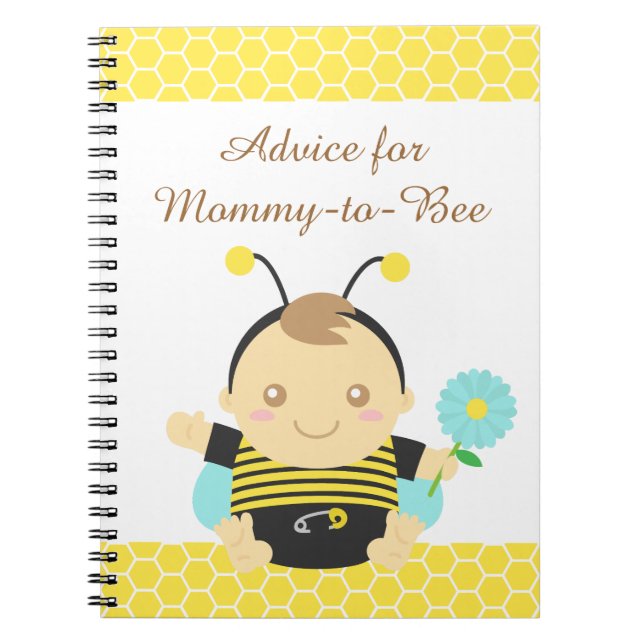 Hummel-Bienen-Baby, damit die Mama ist Notizblock (Vorderseite)