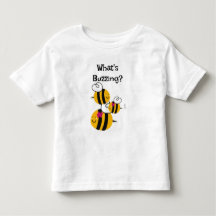 Hummel-Bienen das T-Shirt des Kindes, die Insekten