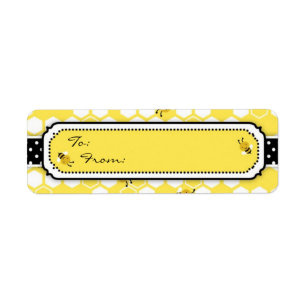 Hummel-Bienen-Geschenk-Aufkleber S
