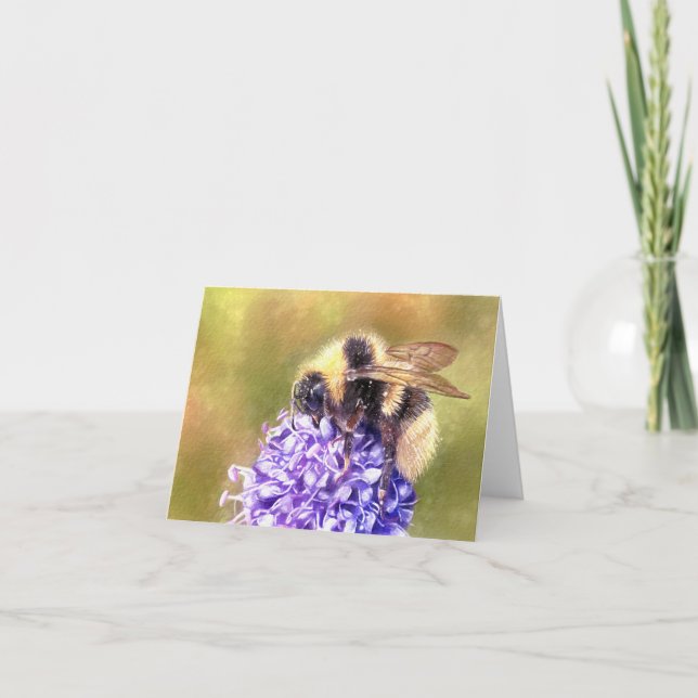 Hummel Dankeskarte (Vorderseite)