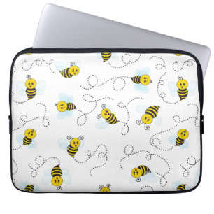 Hummel fliegt Gelb Schwarz Hummel Laptopschutzhülle