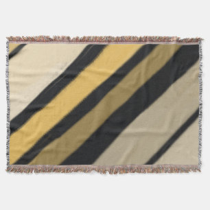 Hummel gestreifte Farben Decke