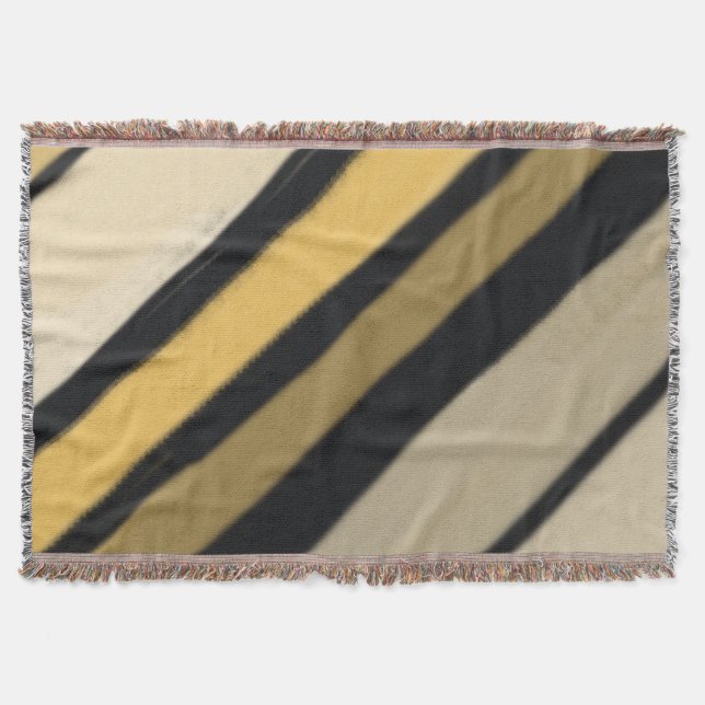 Hummel gestreifte Farben Decke (Vorderseite)